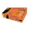 CAJA 50 GUANTES NITRILO DOBLE EXPESOR COLOR NEGRO PARA USO INTENSIVO TALLA ''M”