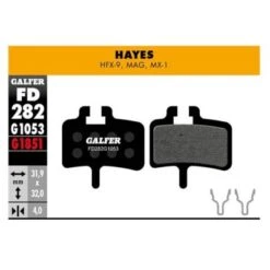 PASTILLA DE FRENO FD-282 GALFER