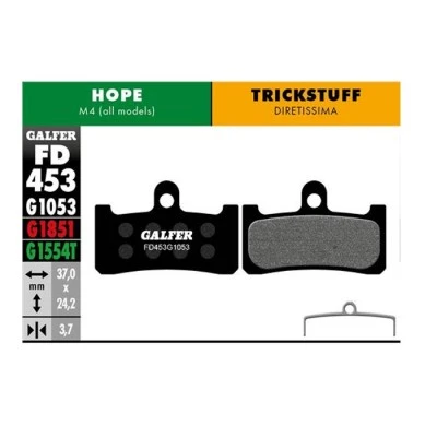 PASTILLA DE FRENO FD-453 GALFER 3 PASTILLA DE FRENO FD-453 GALFER