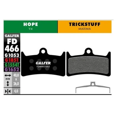 PASTILLAS DE FRENO FD-466 GALFER 3 PASTILLAS DE FRENO FD-466 GALFER